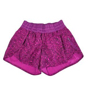 Lululemon Tracker Short lll 4", Paradise Geo Regal Plum, Lined, Running, Size 4